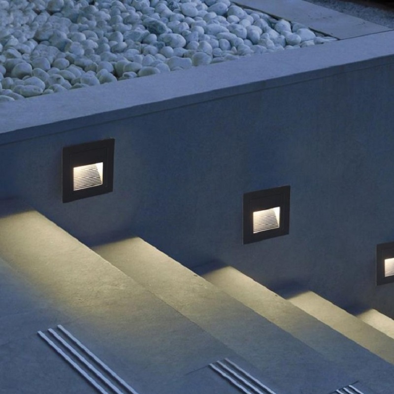 Outdoor Daybed Furniture - Lampa LED do oświetlenia schodów, 15